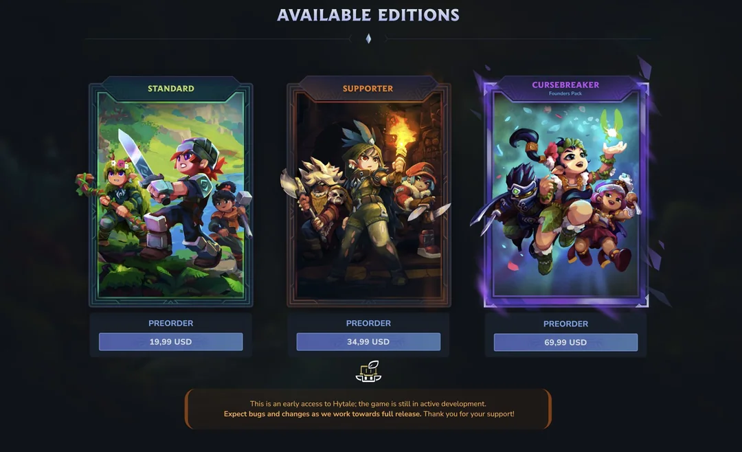 Hytale Editionen